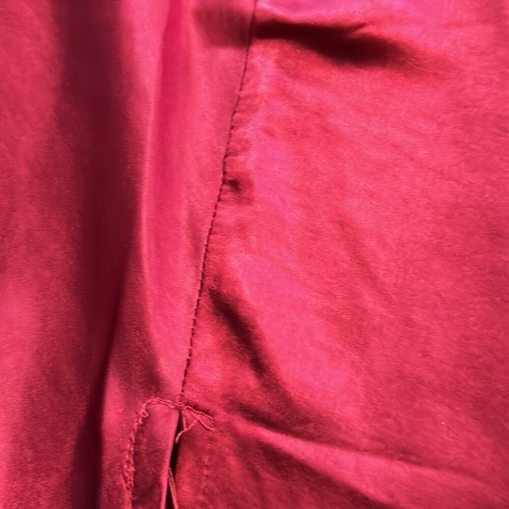 Pink Lily FUCHSIA Wedding Guest SATIN COWL NECK MIDI DRESS Size 2X - Picture 7 of 8